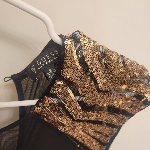 Guess Women Sequin Dress Sz 6 - Picture 4 of 4